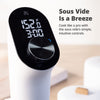 Greater Goods Sous Vide Machine - A Powerful, Precise Sous Vide Cooker at 1100 Watts | Immersion Cooker Featuring Intuitive Controls and a High Contrast Screen | Designed in St. Louis (Birch White)