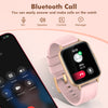 ZKCREATION Smart Watch FW02 Receive/Dial Calls Smart Watch for Android/Iphone Smart Watches for Women,Pink