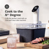 Greater Goods Sous Vide Machine - A Powerful, Precise Sous Vide Cooker at 1100 Watts | Immersion Cooker Featuring Intuitive Controls and a High Contrast Screen | Designed in St. Louis (Birch White)