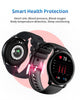 Fpogbef Smart Sport Watch for Android and IOS Phones, 1.3'' IP68 Waterproof Full Touch Fitness Activity Tracker Smart Watch with DIY Watch Face,Heart Rate,Pedometer Sleep Monitor for Men Women, Black